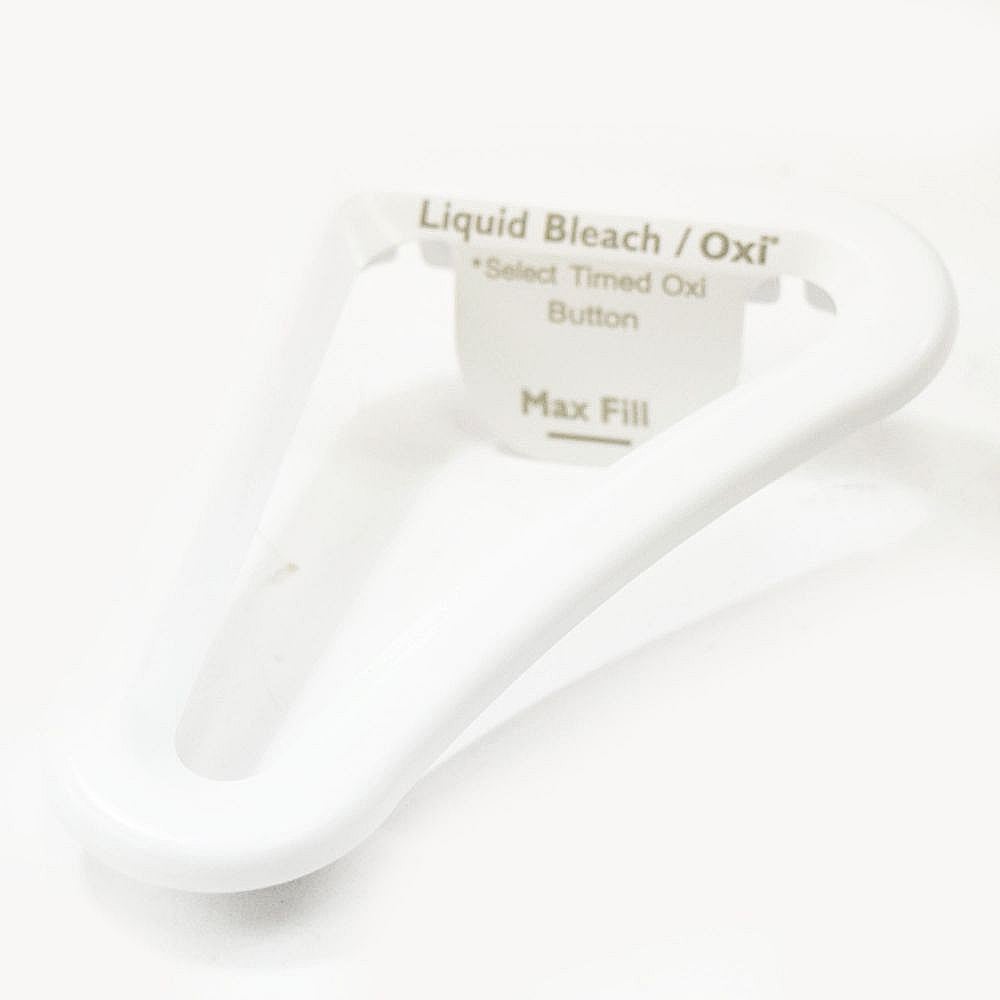 Part #wpw10131523, Washer Bleach Dispenser Bezel / 5.00 x 3.50 x 1.50