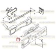 Washer Control Panel Assembly for Whirlpool WFW8400TW01 - Part W10132001