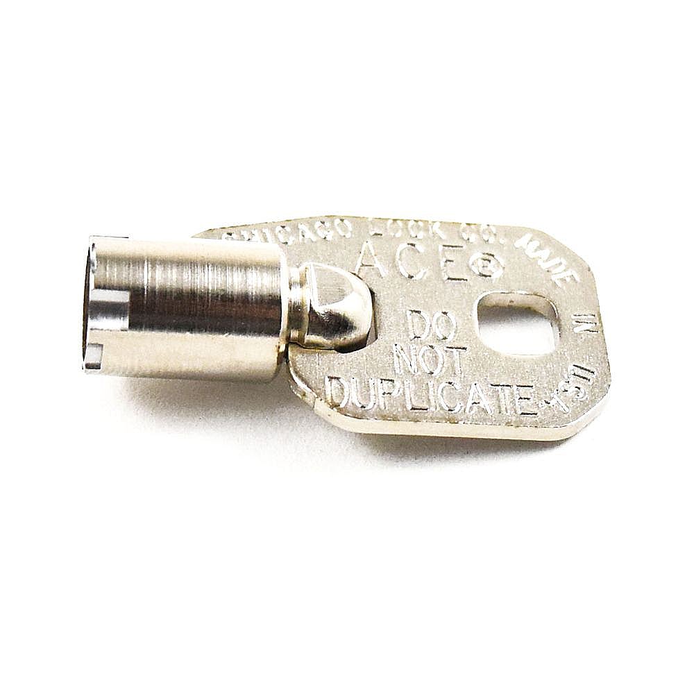 Part #wpw10140858, Commercial Laundry Appliance Meter Case Access Key (Replaces W10140858) / 1.50 x 0.75 x 0.37