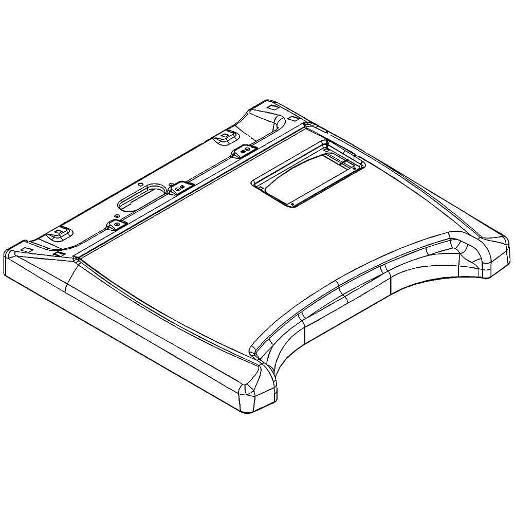 Photo of Whirlpool Part #w10167866, Top | 29.00 x 4.00 x 27.00 from Repair Parts Direct