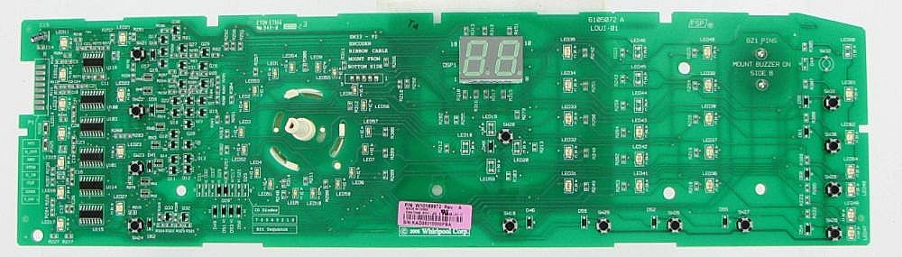 Photo of Part #wpw10189972R, Control | 18.60 x 4.30 x 4.30 from Repair Parts Direct