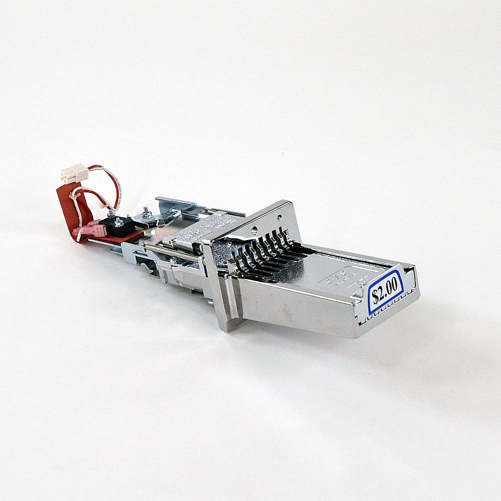 Part #w11312196, Commercial Laundry Appliance Coin Slide Assembly (Replaces W10852724, W11188850) / 12.25 x 4.75 x 5.50