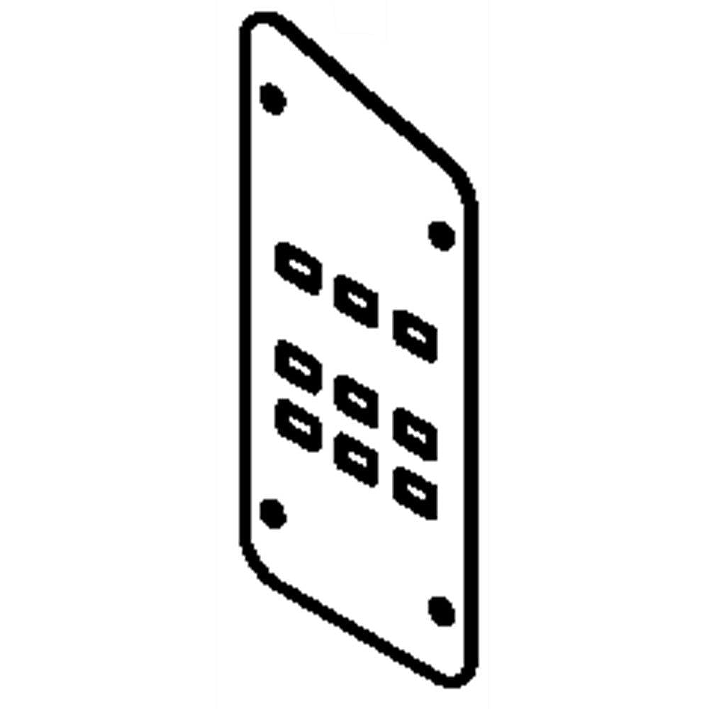 Part #w10198284, Push Button / 0.50 x 4.00 x 10.00