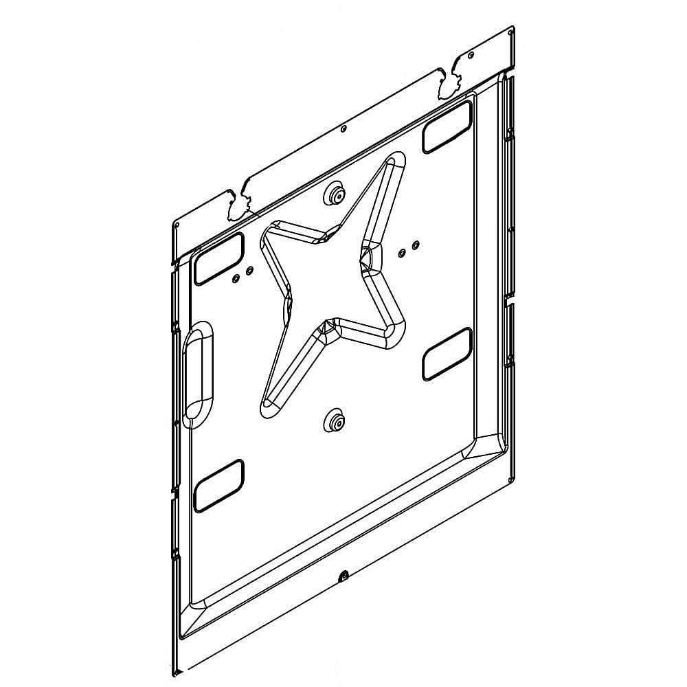 Kenmore Part #w10258342, Panel | 3.00 x 6.00 x 9.00