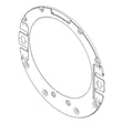 Dryer Door Assembly for Whirlpool WED8740DC1 - Part W10267837