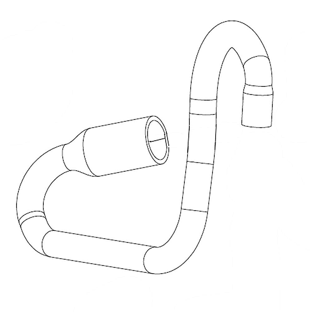 Whirlpool Part #w10268382, Hose | 0.60 x 0.05 x 0.05