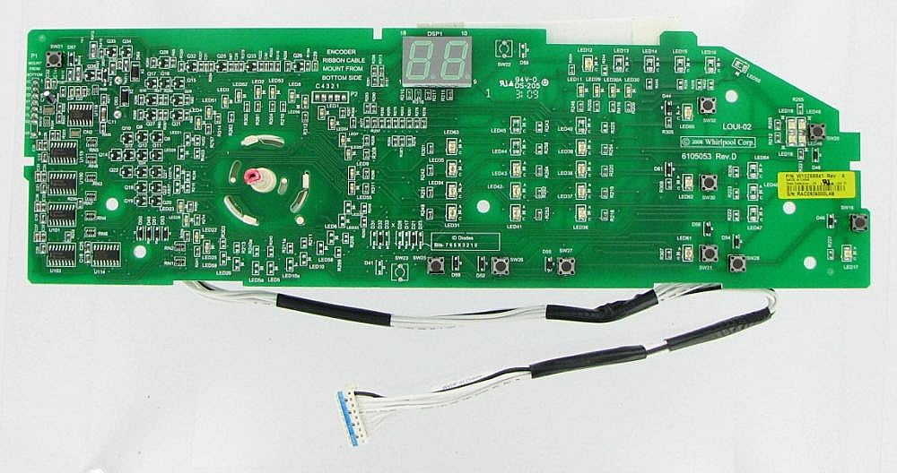 Ace Part #wpw10268841R, Refurbished Washer User Interf | 18.60 x 4.30 x 4.30