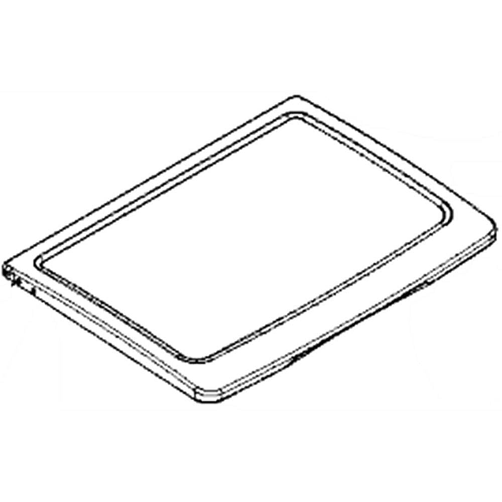 Part #w10270565, Washer Lid And Bumper (White) / 23.30 x 16.90 x 1.50