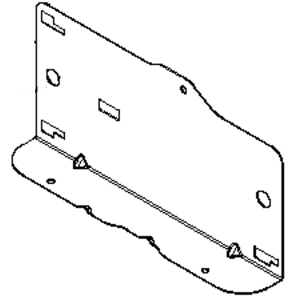 Kenmore Part #w10271580, Mount | 13.25 x 9.75 x 7.00