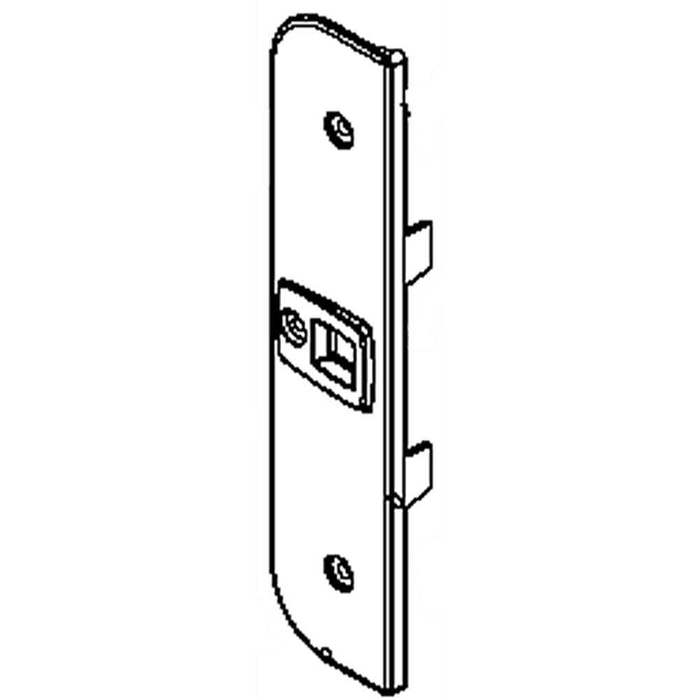 Part #w10272404, Dryer Door Catch Bezel / 10.00 x 8.00 x 10.00