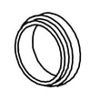 Dryer Exhaust Vent Coupler for Maytag YMED7500YW2 - Part W10296394