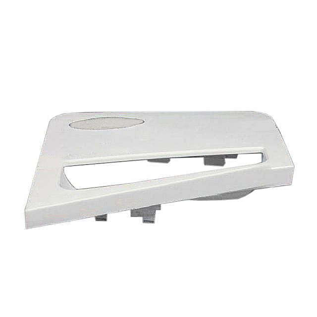 Part #w10839403, Washer Dispenser Drawer Handle (White) / 5.50 x 5.25 x 8.50