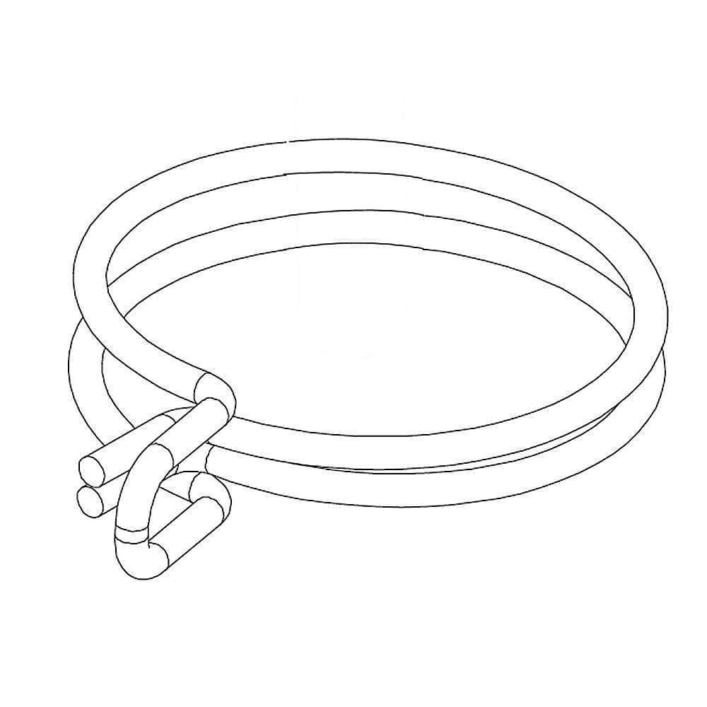 Part #w10353599, Crosley Washer Hose Clamp / 3.25 x 2.25 x 0.62