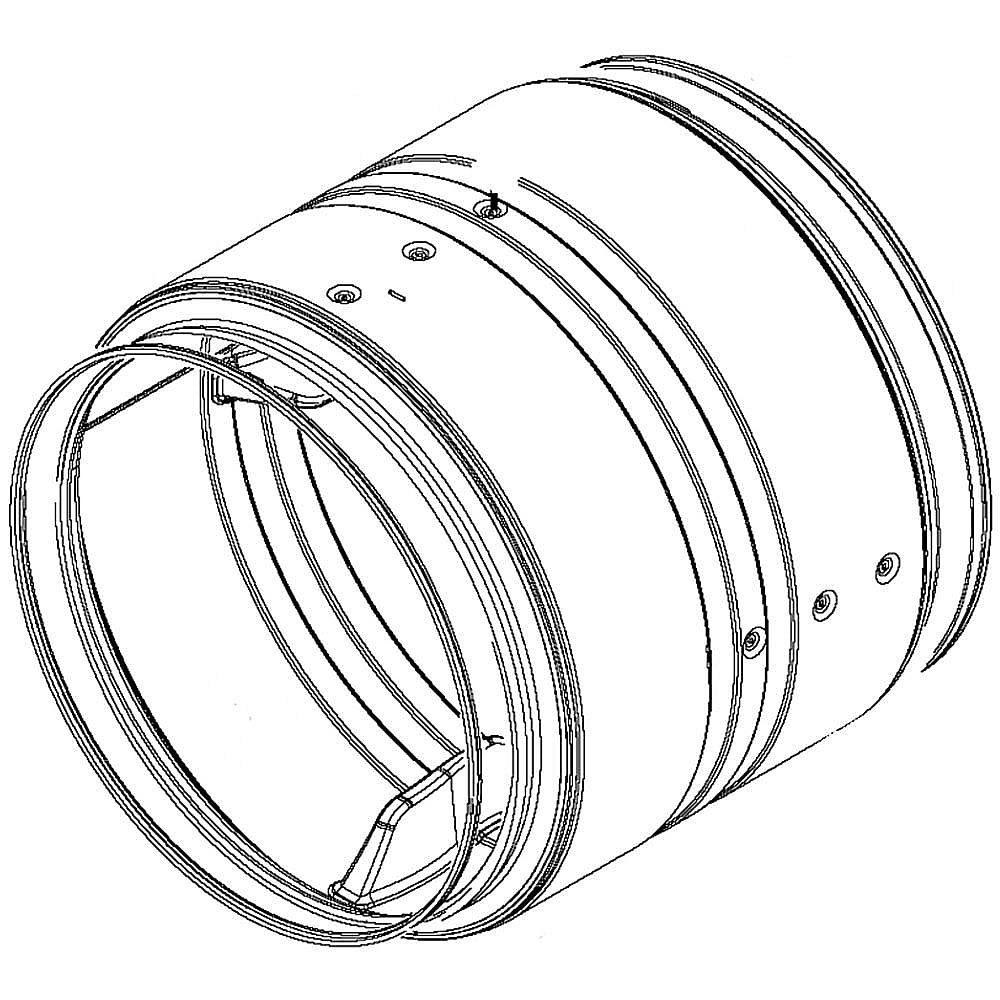 Part #w10381481, Dryer Drum / 48.00 x 26.00 x 24.00