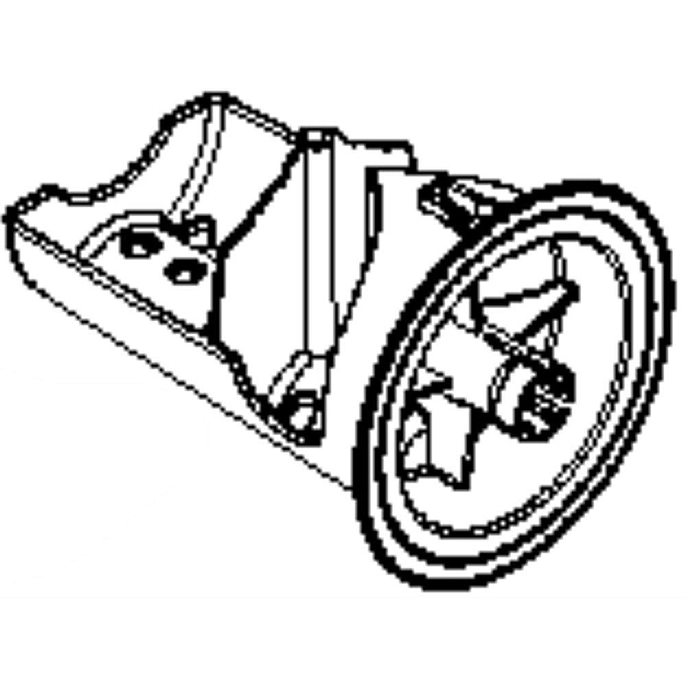Part #w10391445, Amana Washer Drain Pump Filter / 4.75 x 3.25 x 3.25