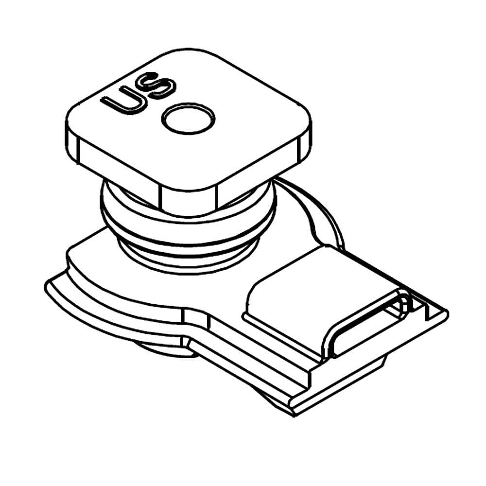 Part #w10391449, Amana Washer Grommet / 3.25 x 3.25 x 0.15