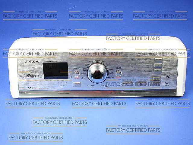 Photo of Washer Control Panel Assembly (White) from Repair Parts Direct