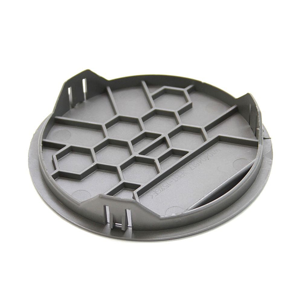 Part #wpw10404617, Dryer Side Vent Hole Cover (Midnight Gray) (Replaces 3388311, 3979261, 49252, 8579117, W10110870, / 6.00 x 6.00 x 6.00