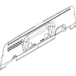 Washer Control Panel Cover, Rear W10409320