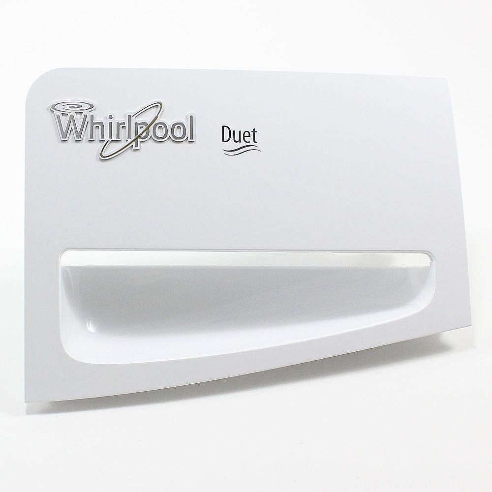 Part #wpw10446404, Washer Dispenser Drawer Handle (Replaces W10446404) / 1.00 x 8.00 x 12.00