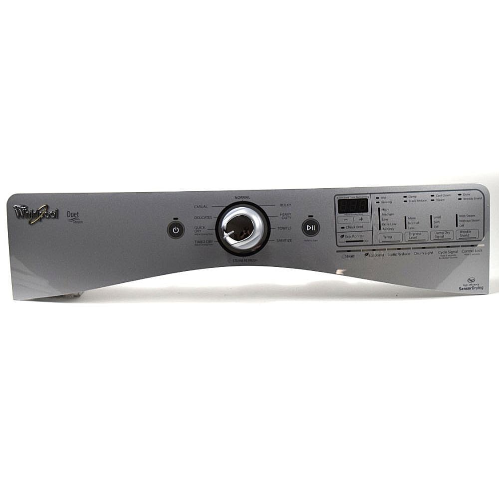Part #w10446448, Dryer Control Panel / 26.12 x 6.00 x 2.50