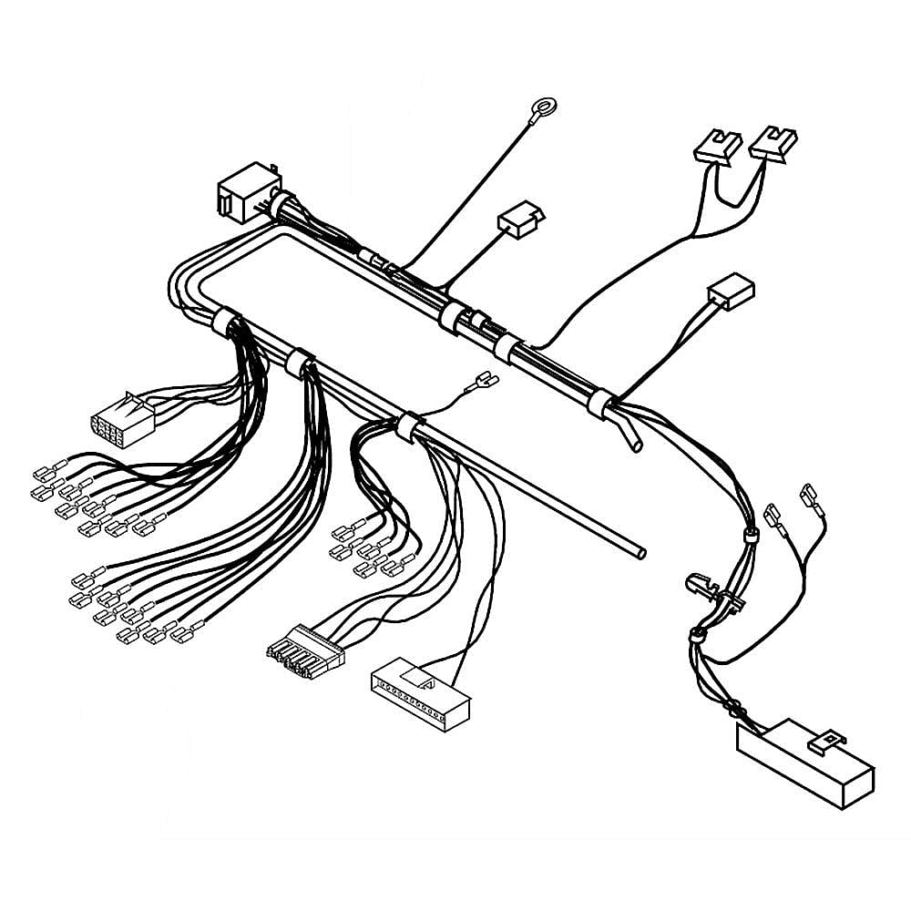 Part #w10457904, Wire Harness | 12.00 x 3.00 x 2.00