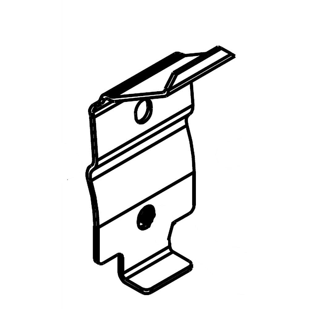 Kenmore Part #w10461176, Hinge | 3.50 x 2.00 x 0.50