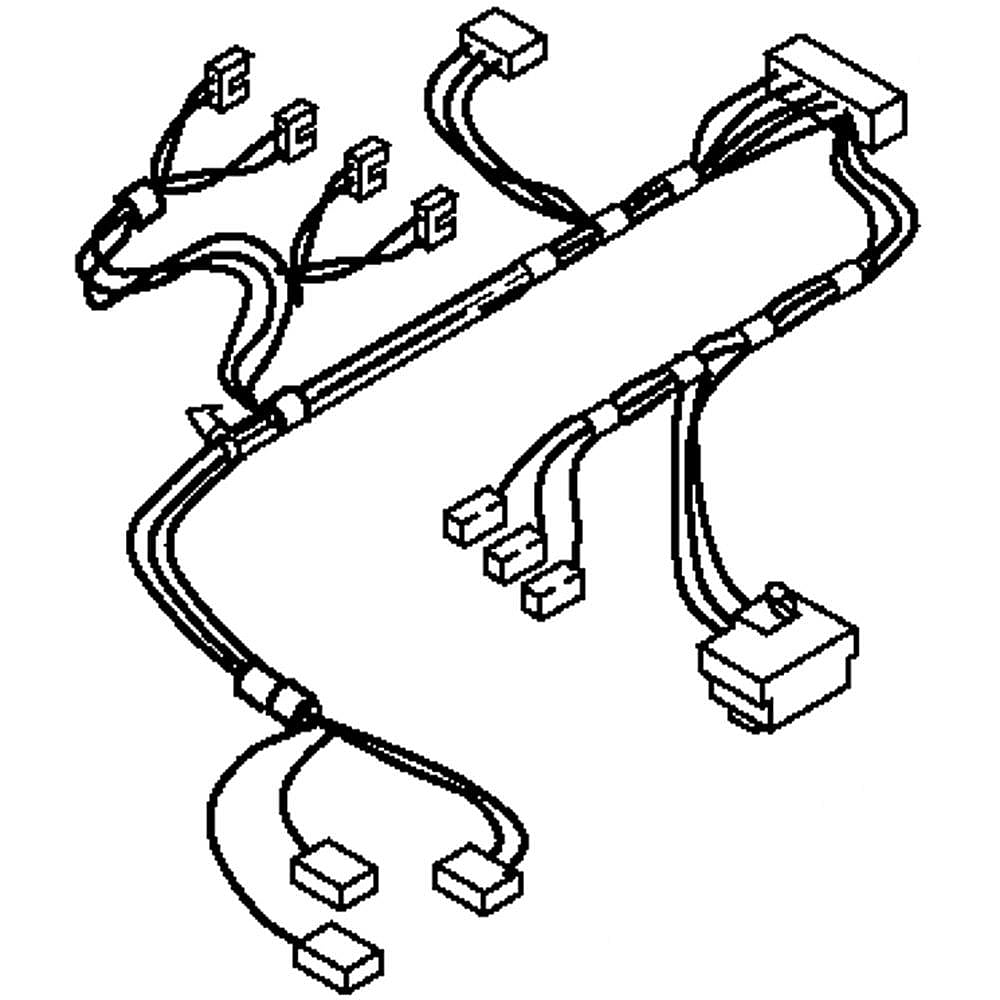 Whirlpool Part #w10481516, Washer Wire Harness | 2.00 x 2.00 x 18.00