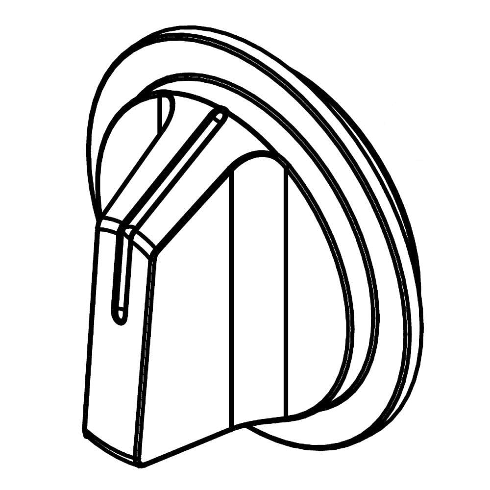 Part #w10492415, Dryer Knob / 2.12 x 2.12 x 1.25