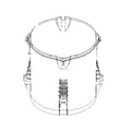 Washer Outer Tub for Maytag MVWB835DC4 - Part W11219115