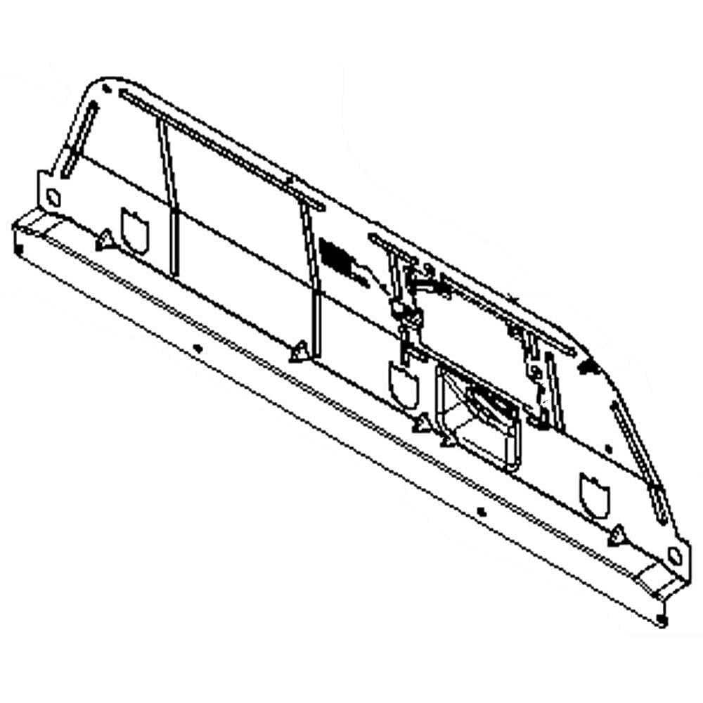 Part #w10550615, Rear Panel / 26.00 x 8.00 x 2.00