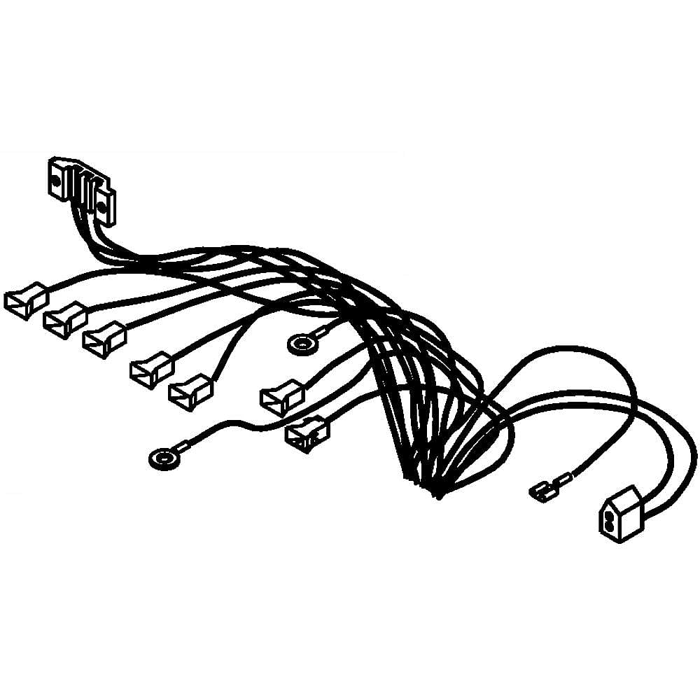 Part #w10555303, Wire Harness / 9.50 x 9.50 x 2.25