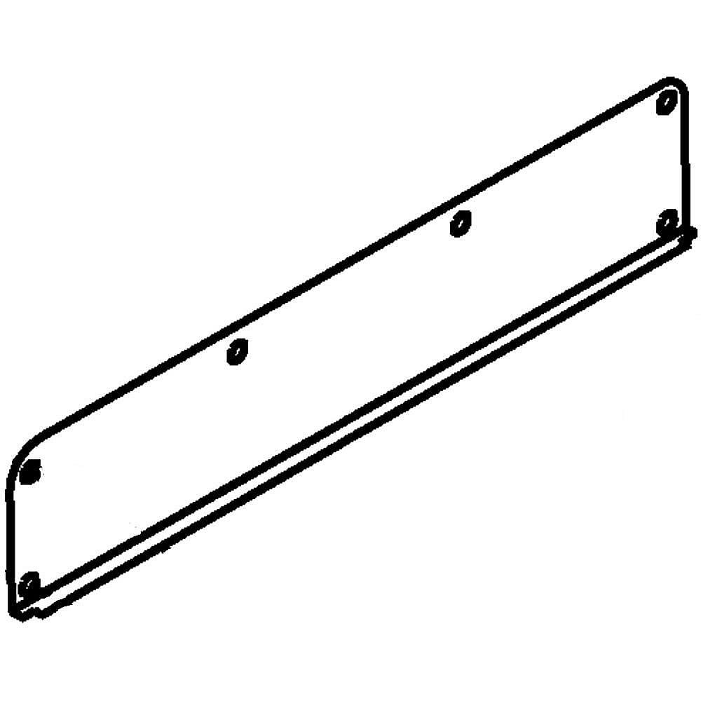 Part #w10556829, Dryer Rear Panel / 27.25 x 6.62 x 0.12