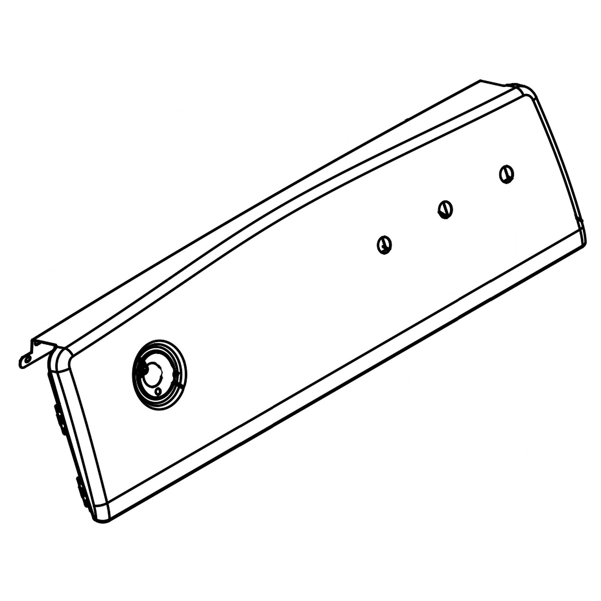 Part #w10557233, Bracket Panel / 27.75 x 8.00 x 3.15