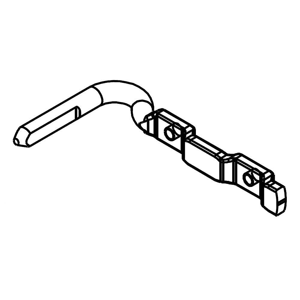 Whirlpool Part #w10569655, Washer Lid Hinge, Right | 3.25 x 2.25 x 0.75