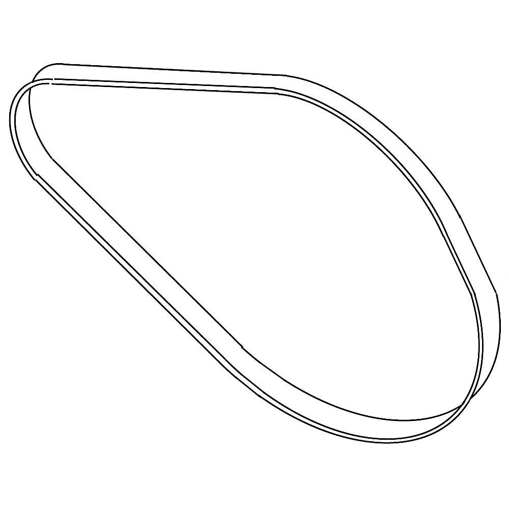 Part #w11568627, Dryer Drum Belt, 4-Rib (Replaces W10577771) / 3.00 x 3.00 x 1.00