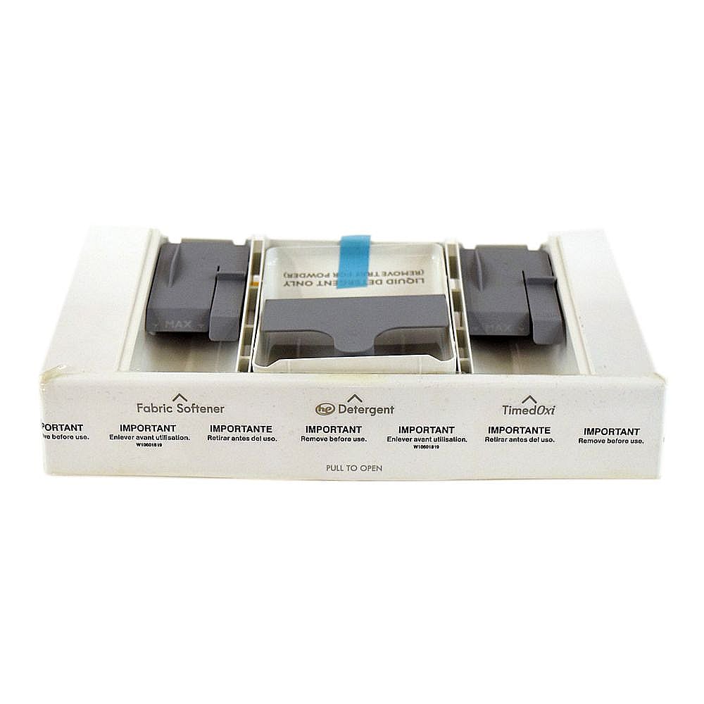Part #w10601866, Washer Dispenser Drawer Assembly | 12.75 x 6.50 x 2.10