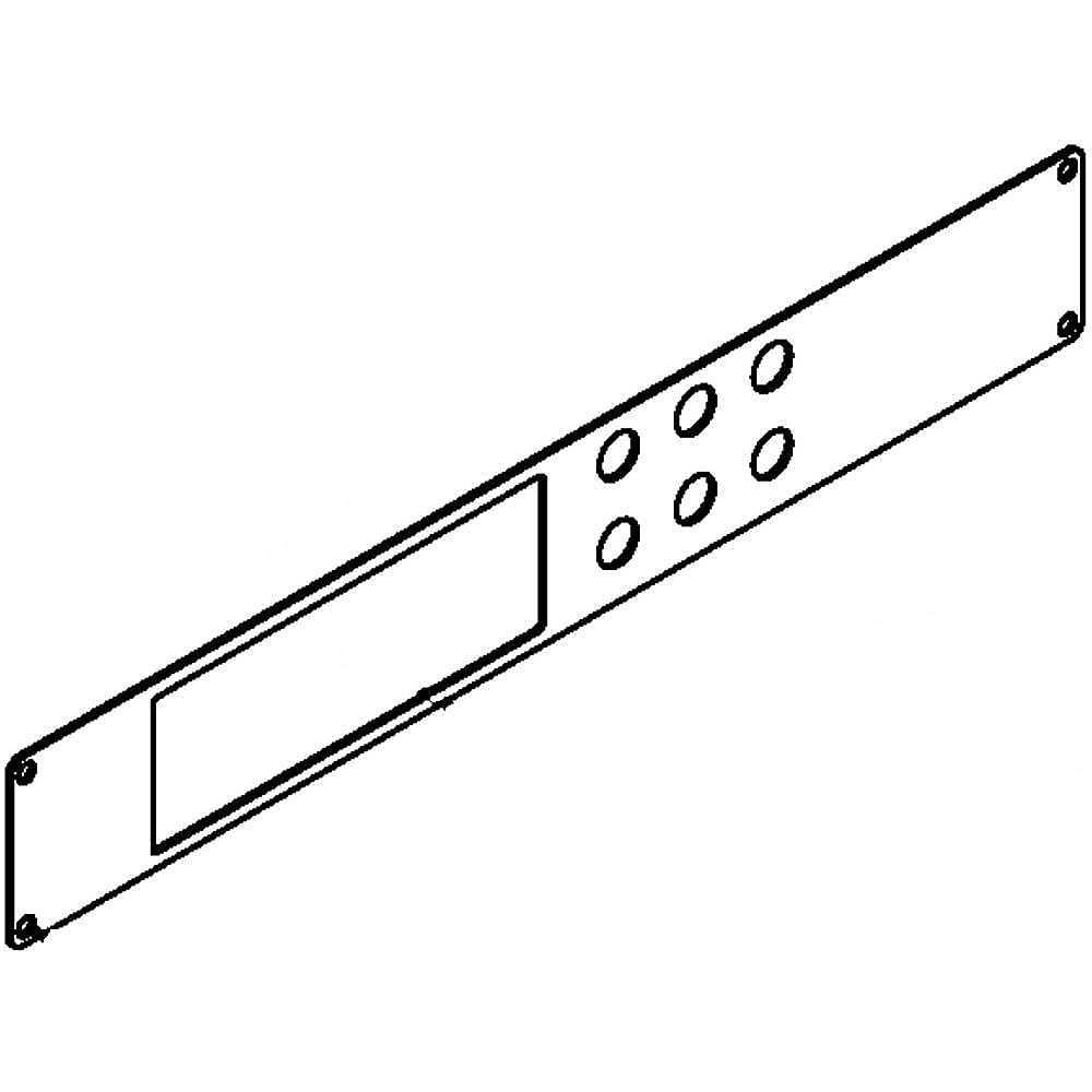 Part #w10607836, Fascia Control / 17.93 x 2.62 x 0.15