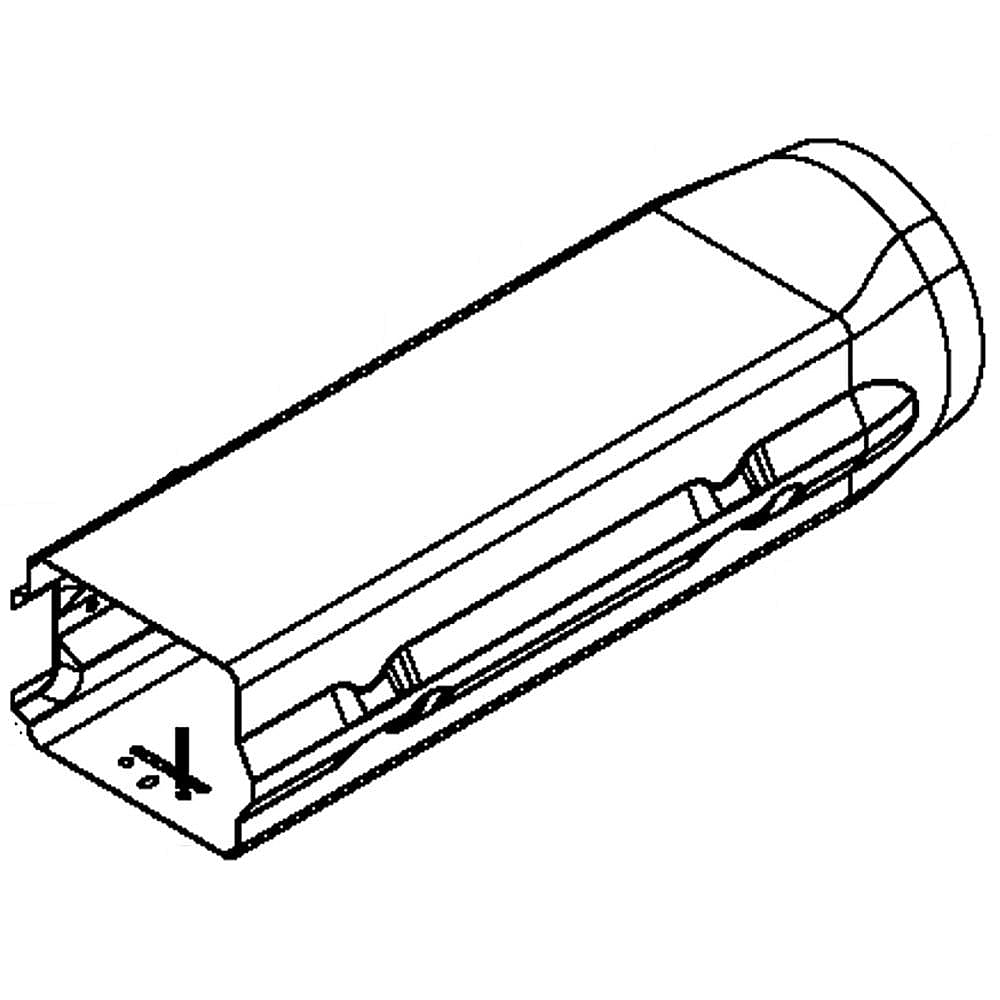 Part #w10608822, Laundry Center Dryer Heating Element Housing / 16.50 x 8.25 x 8.25