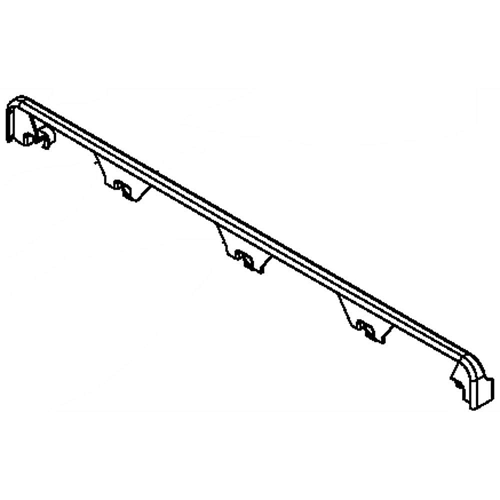 Kenmore Part #w10614966, Trim-Top, Dr | 25.38 x 2.13 x 1.00