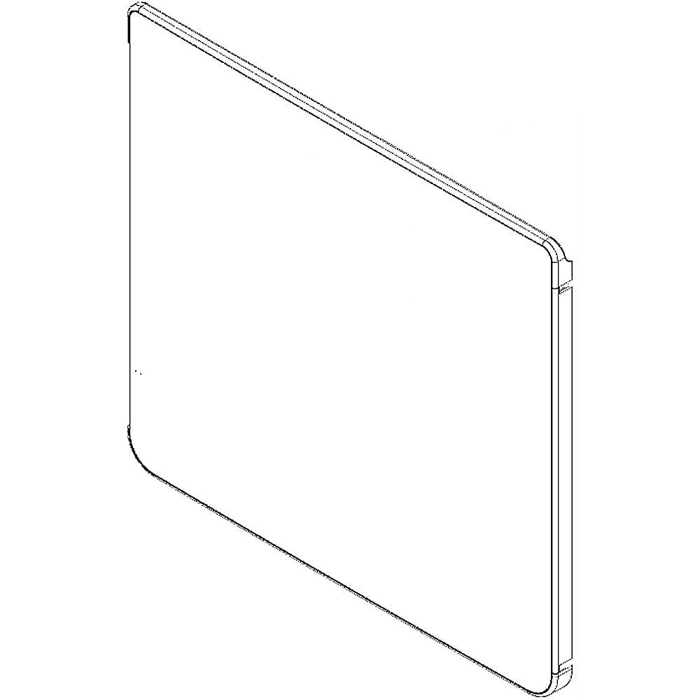 Part #w10614976, Dryer Door Outer Panel / 28.25 x 26.00 x 4.00