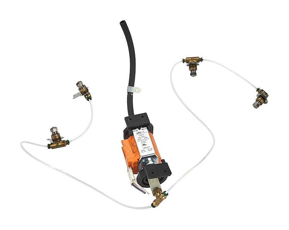 Part #w10621655, Whirlpool Swash Pump And Spray System Assembly