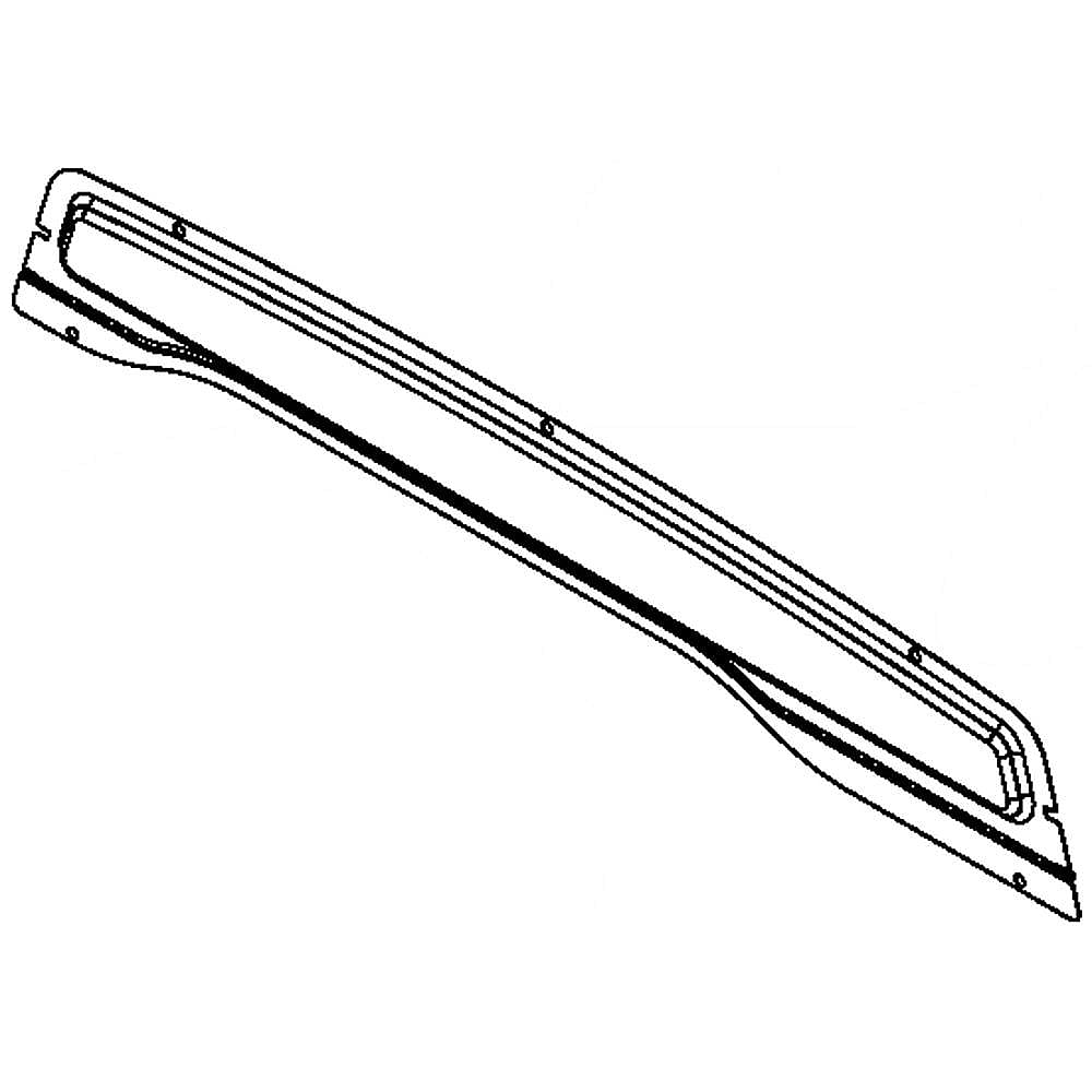 Part #w10622402, Dryer Control Panel Cover / 27.00 x 4.25 x 0.02