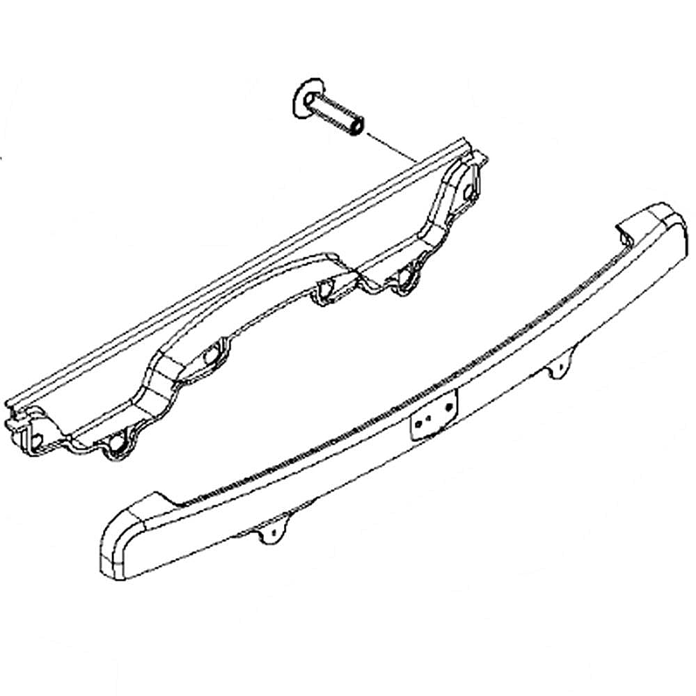 Part #w10626040, Handle Assembly / 22.62 x 3.25 x 2.00