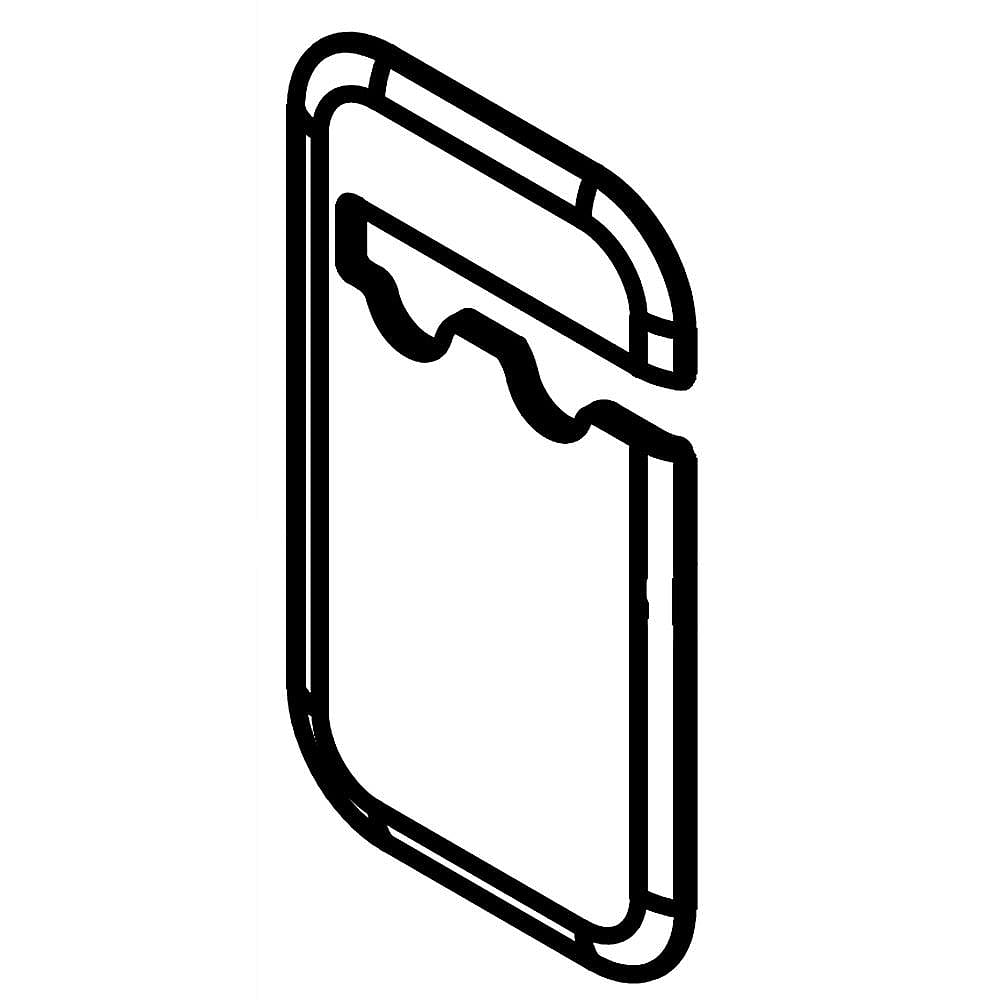 Part #w10627436, Hinge Cover / 3.75 x 2.25 x 0.25
