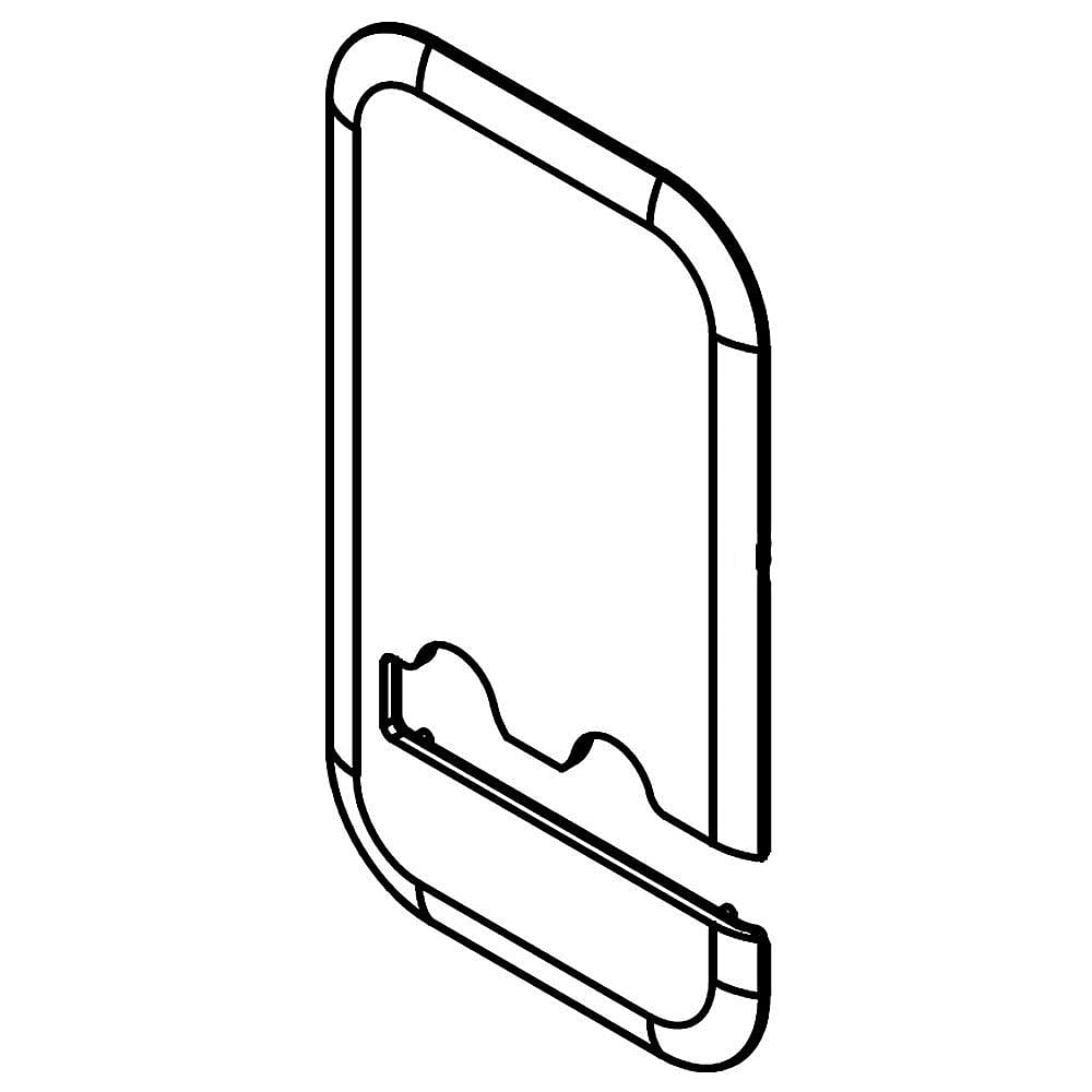 Part #w10627438, Hinge Cover / 3.75 x 2.25 x 0.25