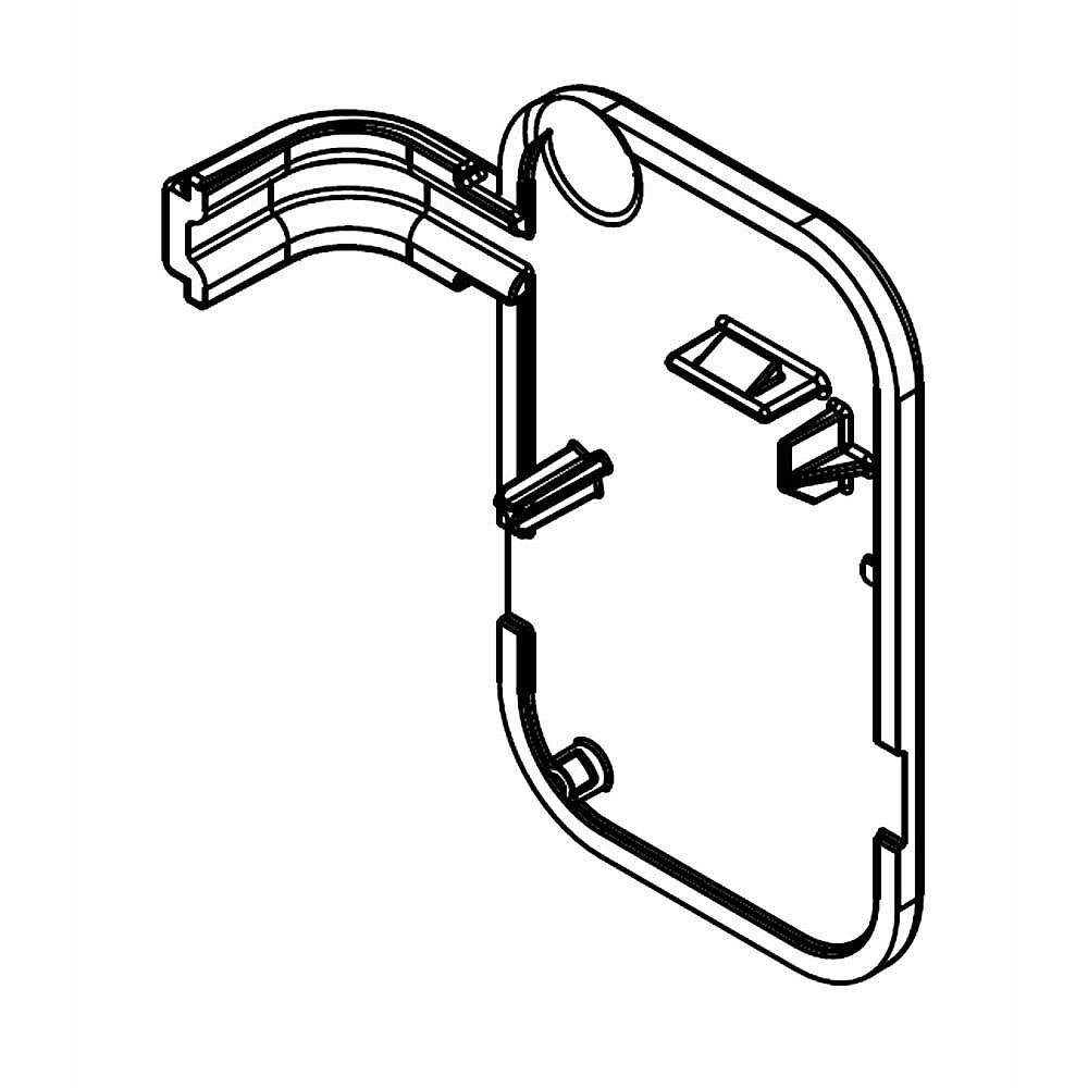 Part #w10631412, Hinge Cover / 5.50 x 5.38 x 0.75