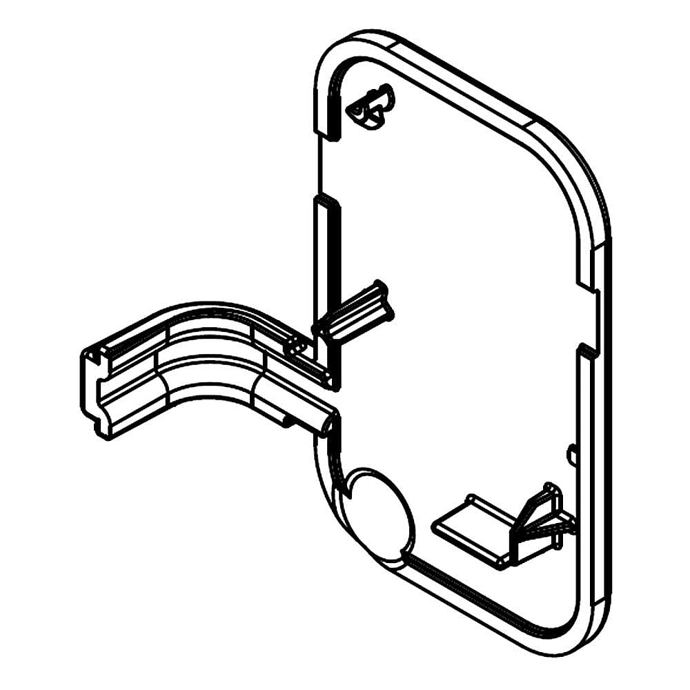 Part #w10631413, Hinge Cover / 2.50 x 2.38 x 0.75
