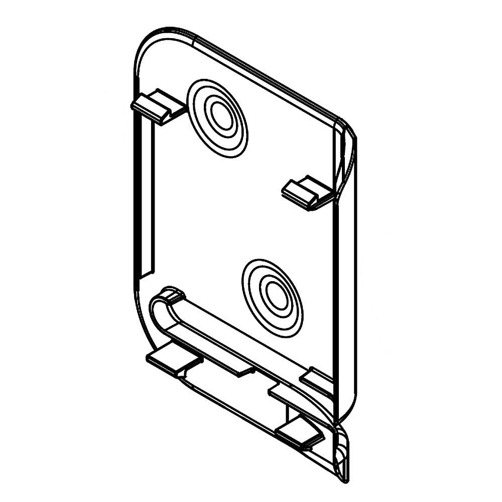 Kenmore Part #w10635119, Hinge | 4.00 x 3.25 x 0.50