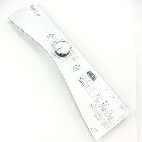 Whirlpool Part #w10639904, Dryer User Interface (White) | 26.25 x 6.00 x 3.50